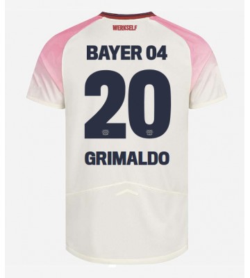 Bayer Leverkusen Alejandro Grimaldo #20 Segunda Equipación 2025-26 Manga Corta